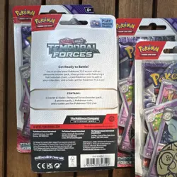 4x Pokemon TCG Blister w/ Togekiss 1 Temporal Forces, Pack Temporal Forces - Image 2