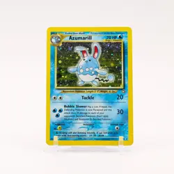 Azumarill - 2/111 Neo Genesis Unlimited Holo Rare SWIRL Pokemon - LP - Image 1
