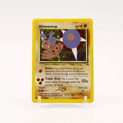 Hitmontop - 3/75 Neo Discovery Unlimited Holo Rare Pokemon - NM/LP - Image 1