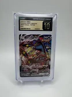 Pokemon Japanese Umbreon VMAX Climax 101/ 184 CGC Pristine 10 Holo - Image 1