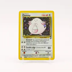 Chansey - 3/130 Base Set 2 Holo Rare Pokemon - MP - Image 1