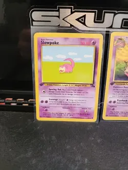 Pokemon TCG Vintage Slowbro Slowpoke Fossil 1st Edition Non Holo - Image 2