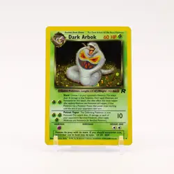 Dark Arbok - 2/82 Team Rocket Unlimited Holo Rare SWIRL Pokemon - LP/MP - Image 1