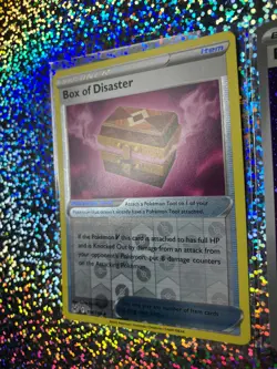Pokemon TCG: Promo SWSH229 Mewtwo V; Reverse Holo 154/196 Box of Disaster - Image 5
