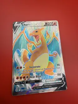 Pokemon TCG Charizard V 153/172 Full Art Brilliant Stars Holo NM - Image 3
