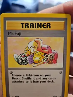 * Fossil - MP - Mr. Fuji 58/62 - Unlimited - WOTC Vintage Pokemon (US Seller) - Image 2