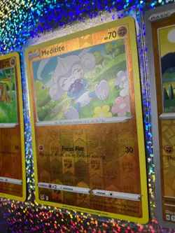 Pokemon TCG Reverse Holo Meditite: Rebel Clash 097/192; 099/196; 110/198 - Image 4