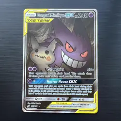 Pokemon Sun & Moon Team Up Gengar Mimikyu GX 165/181 Alternate Art - Image 1
