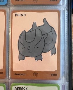 Pokemon parody Pokenots Dysfunctional passholder Rhino - Image 1