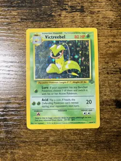 Pokemon TCG Victreebel Holo Rare Unlimited Jungle 14/64 Vintage 1999 - Image 1