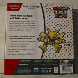 Pokemon Scarlet And Violet 151 Alakazam EX Collection Box (Read Description!) - Image 2