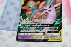 Pokemon - Espeon & Deoxys GX 72/236 Unified Minds 2019 Holo Full Art Rare NM - Image 3