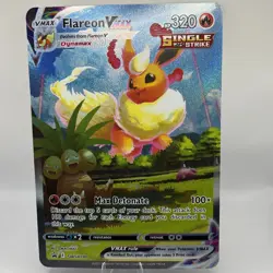 JUMBO Oversized Flareon VMAX Promo Alt Art SWSH180 Pokemon Premium Collection NM - Image 1