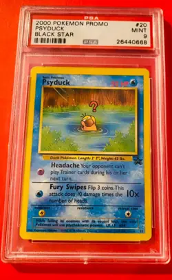 Pokemon Psyduck Non holo Black Star Promo Psa 9 #20 - Image 1