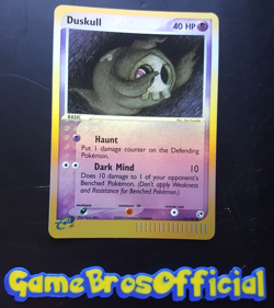 Duskull - 62/100 - EX Sandstorm Reverse Holo Common Pokemon TCG 2003 - NM - Image 1