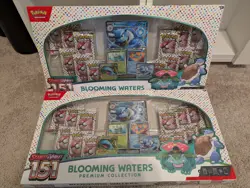 POKEMON SCARLET & VIOLET 151 BLOOMING WATERS PREMIUN COLLECTION (LOT OF 2) - Image 1