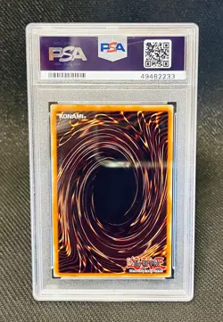 2003 Yu-Gi-Oh Gamma The Magnet Warrior DOR-003 Prismatic Secret Rare PSA 9 MINT - Image 2