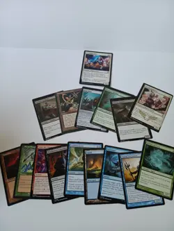 Magic The Gathering Miscut/ Misprint/ Crimped/off-center Error Card Lot - Image 1
