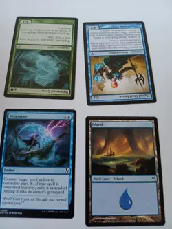 Magic The Gathering Miscut/ Misprint/ Crimped/off-center Error Card Lot - Image 4
