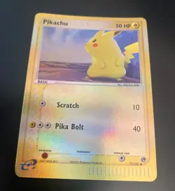 POKEMON CARD, PIKACHU Reverse Holo EX Sandstorm 72/100 **NM GEM** - Image 1