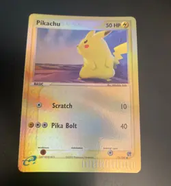 POKEMON CARD, PIKACHU Reverse Holo EX Sandstorm 72/100 **NM GEM** - Image 4