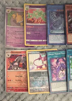 pokemon cards + Yu-Gi-oh! Card Lot of 22 All Foil Holo Or Reverse Holo - Image 2