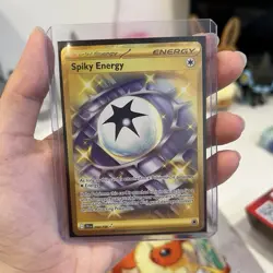 Pokemon TCG Spike Energy 190/159 gold full art card from Journey Together - Image 1