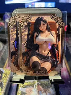 Goddess Story Metal Card Serialized Anime Waifu Tifa Lockheart - Image 1