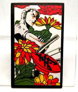 Roronoa Zoro One Piece Hanafuda Oh Japanese Playing Card Showa Note JUMP AMIME - Image 1