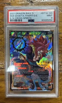 Dragon Ball Super Card SS4 Gogeta, Thwarting the Dark Empire Promotion PSA 9 - Image 1