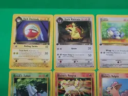 Pokemon Vintage All 1st Edition Cards Lot X20 WOTC Played GYM Heroes - Image 2