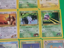 Pokemon Vintage All 1st Edition Cards Lot X20 WOTC Played GYM Heroes - Image 5
