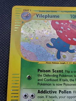Vileplume H31/H32 Holo Rare, WOTC Aquapolis e-Series e-Reader, Pokemon Card, LP - Image 4