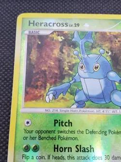 Heracross 28/130 Reverse Holo, Diamond & Pearl Base Set, Pokemon Card, MP - Image 4