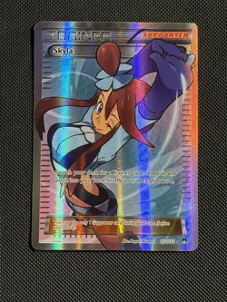 Pokemon Card TCG 2016 Skyla Breakpoint Holo Full Art Ultra Rare Card 122/122 - Image 1