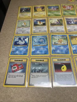 VTG Pokemon TCG 1999 Base Set LOT of 39 Cards (NO DUPLICATES) NM/LP + Energies - Image 2