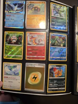 Assorted Shinny Pokemon Cards Lot With Binder - Image 2