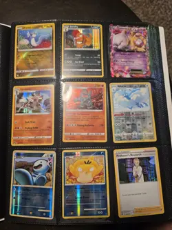 Assorted Shinny Pokemon Cards Lot With Binder - Image 3