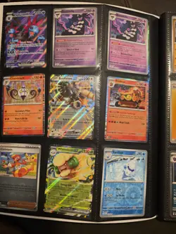 Assorted Shinny Pokemon Cards Lot With Binder - Image 5