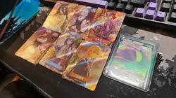 Empty Silver Goddess Story Flower Girl SR lot Waifu X pokemon V Lot 7 cards #333 - Image 1