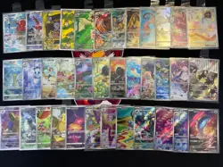 Pokemon S-CH 100-Different-Card Bulk Lot - Mainly AR & CHR NM #4 - Image 1