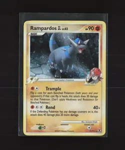 Rampardos GL 11/111 Rising Rivals Holo Rare Pokemon Card - Image 1