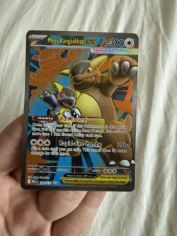 Pokemon TCG Mega Kangaskhan EX Mega Evolution Ultra Rare Full Art Card 164/132 - Image 1