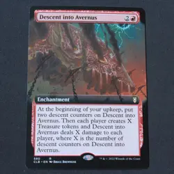 Descent into Avernus (Extended Art) 580 MTG Baldurs Gate (CLB) Rare NM - Image 1
