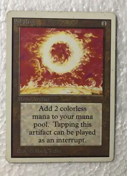 MTG Magic the Gathering Unlimited Sol Ring - Image 1