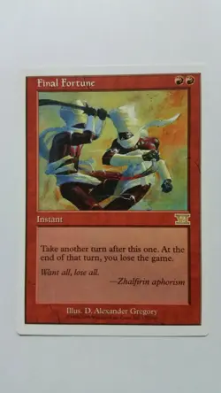 1x Final Fortune from Sixth Edition -NM- Magic the Gathering - Image 1