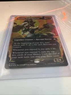 Muerra, Trash Tactician (Borderless) (Raised Foil) Bloomburrow Foil - Image 2