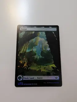 MTG - Forest 0276 (Foil) - Outlaws of Thunder Junction NM/M Condition - Image 1