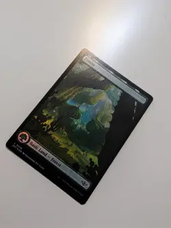 MTG - Forest 0276 (Foil) - Outlaws of Thunder Junction NM/M Condition - Image 2