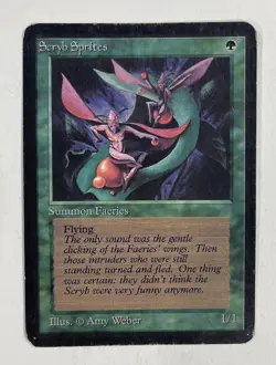 Scryb Sprites Alpha MP Moderate Play MTG Magic The Gathering - Image 1